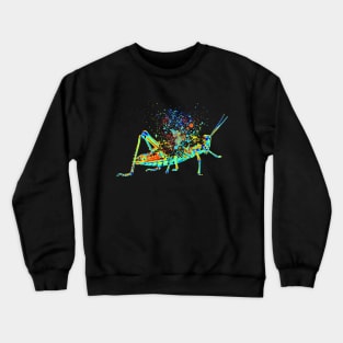 Exploding Grasshopper Crewneck Sweatshirt